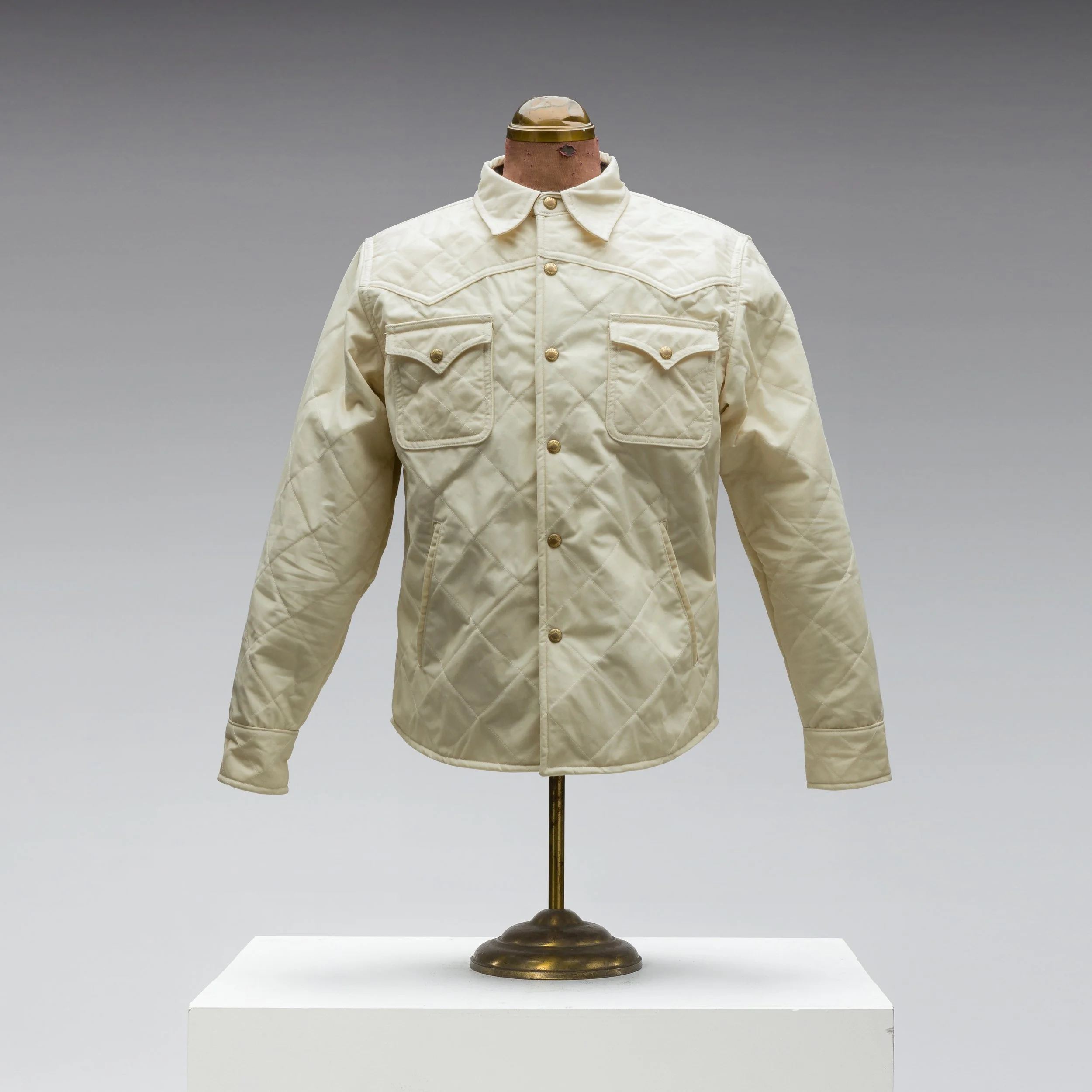 IVORY Wax Canvas Quilted by Hand - Ultimate Jacket! — Black